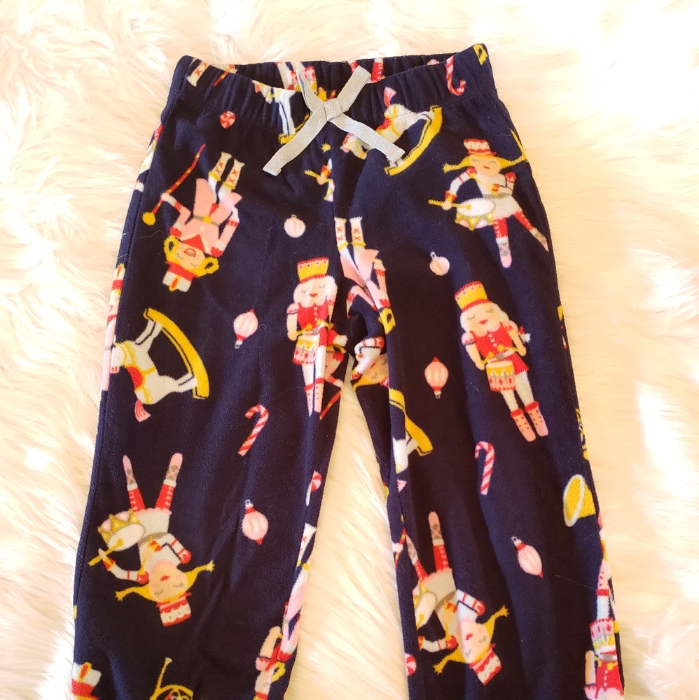 Old Navy Girls Nutcracker Fleece Pants Small 6-7